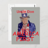 TRUMP Inauguration Briefkaart (Voorkant / Achterkant)