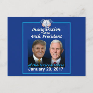 TRUMP Inauguration Briefkaart