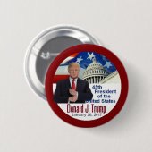 TRUMP Inauguration Button (Voorkant /achterkant)
