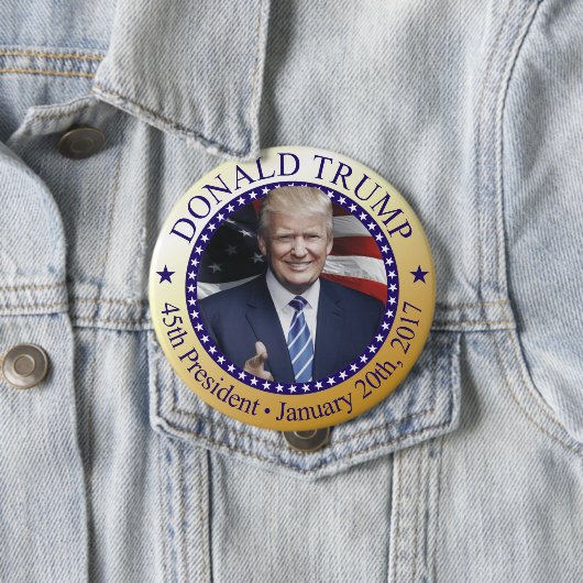 Trump Inauguration Button (In situ)
