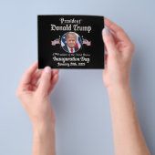 Trump Inauguration Day 2025 47e President van de V Flyer (Hand)