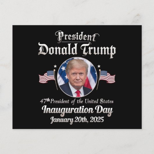 Trump Inauguration Day 2025 47e President van de V Flyer (Voorkant)