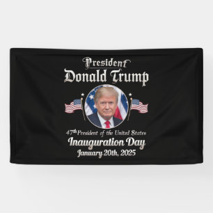 Trump Inauguration Day 2025 47e President van de V Spandoek