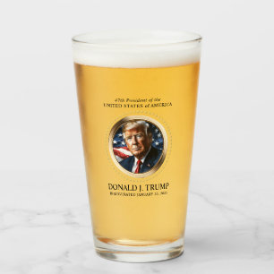 Trump Inauguration Day Collectible Beer Glas