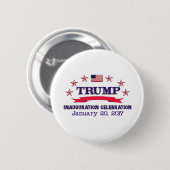 Trump Inauguration Ronde Button 5,7 Cm (Voorkant /achterkant)