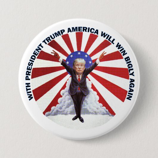 Trump Inauguration Salute Ronde Button 7,6 Cm (Voorkant)