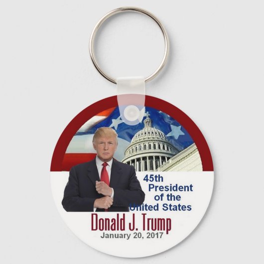 TRUMP Inauguration Sleutelhanger (Voorkant)
