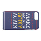 Trump - iPhone-zaak: maak Amerika weer goddelijk Case-Mate iPhone Case (Achterkant (Horizontaal))