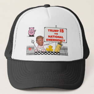 Trump is de nationale noodtoestand/antitrump, trucker pet