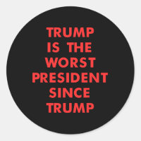 Trump Is De-slechtste President Na Trump Design