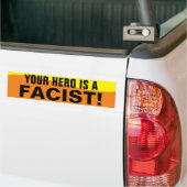 TRUMP IS EEN FACIST BUMPERSTICKER (Op Truck)