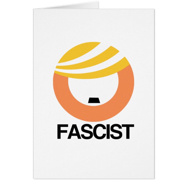 Trump is een fascist (Voorkant)