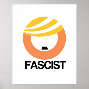 Trump is een fascist poster