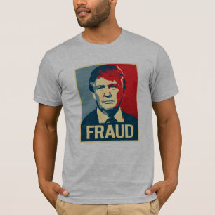 Trump is een fraude -.png t-shirt