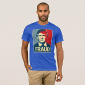 TRUMP IS EEN FRAUDE T-SHIRT (Voorkant volledig)