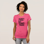 TRUMP IS EEN HOAX NIET KLIMAATVERANDERING - - Pro- T-shirt (Voorkant volledig)