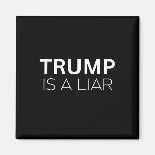 Trump Is Een Leugenaar - Anti President Donald Tru Magneet