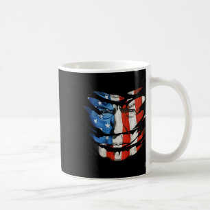 Trump Is Een Nationale Held Vs Tranen Vlag Gezicht Koffiemok