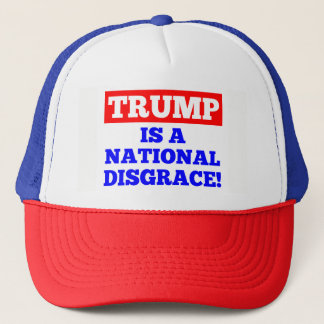 Trump is een nationale schande trucker Hat Pet