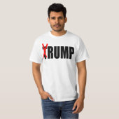 "TRUMP IS EEN RUMP" T-SHIRT (Voorkant volledig)