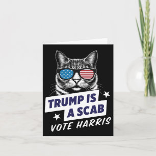 Trump is een schurk stem Harris 2024 Kaart