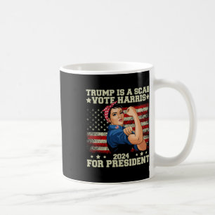 Trump is een schurk stem Harris 2 Koffiemok
