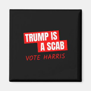 Trump is een schurk stem Harris Magneet
