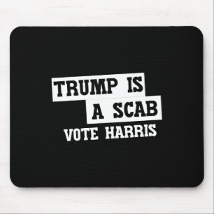 Trump is een schurk stem Harris Muismat