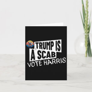 Trump is een schurk stem Harris Wheimer Kamala Har Kaart
