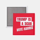 Trump is een schurk van Trump Magneet (Voorkant / Achterkant)