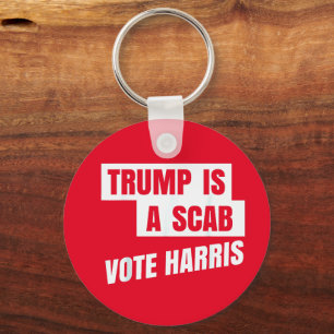 Trump is een schurk van Trump Sleutelhanger