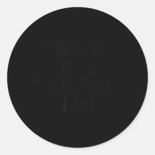 Trump is een varken - _ Anti Potus President Ronde Sticker