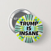 TRUMP IS GEK RONDE BUTTON 5,7 CM (Voorkant /achterkant)