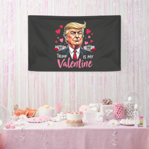Trump is het President van de inauguratiedag van m Spandoek