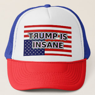 TRUMP IS KRANKZINNIG (achterwaarts) Trucker Pet