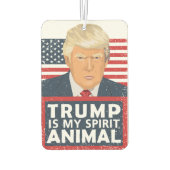 Trump is mijn dierlijk grappigte luchtverfrisser (Achterkant)