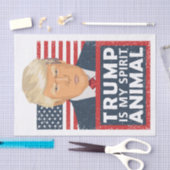 Trump is mijn dierlijk grappigte tissuepapier (Craft)