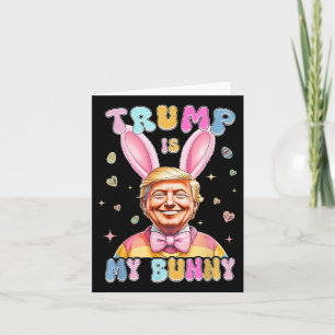Trump is mijn grappige konijn Trump Bunny Easter E Kaart