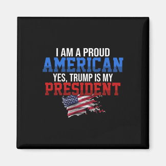 Trump Is Mijn President Trots Amerikaanse Grafiek  Magneet