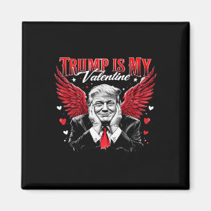 Trump is mijn Valentijn Funny Retro Valentijnsdag Magneet