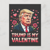 Trump is mijn Valentijn Maga inauguratiedag 2025 Briefkaart (Voorkant)