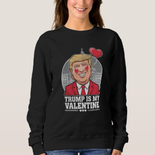 Trump is Mijn Valentijn Retro Valentijnsdag Trui