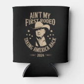 Trump is niet mijn eerste cowboy op de rodeo Ameri Blikjeskoeler (Voorkant)