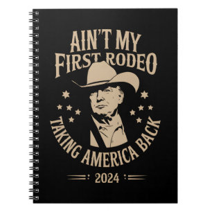 Trump is niet mijn eerste cowboy op de rodeo notitieboek