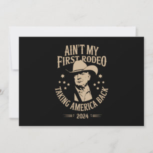 Trump Is Niet Mijn Eerste Cowboy Rodeo Amerikaan Kaart