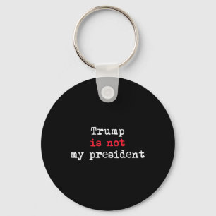Trump is niet mijn minimalistische President Sleutelhanger