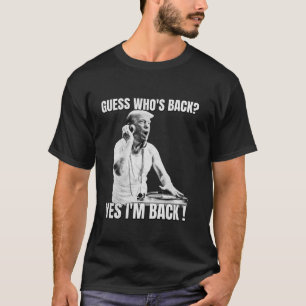 Trump is terug grappige retro DOJ Take America Bac T-shirt