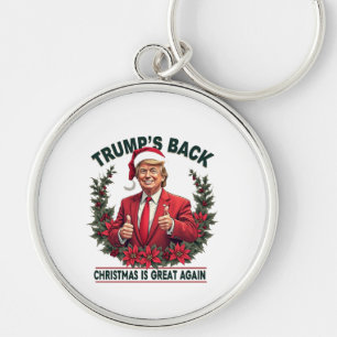 Trump is terug Kerstmis is weer geweldig Sinterkla Sleutelhanger