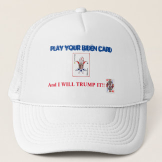 Trump-it Pet: wit Trucker Pet