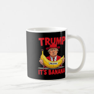 Trump It's Banana (voor weegschaal) Grappige meme Koffiemok
